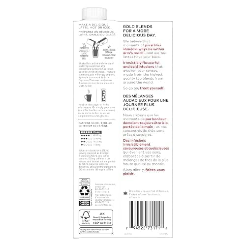 TAZO Chai Concentrate - 946 mL (Pack of 1), At Home Café Experience, Flavorful and Aromatic, Caffeinated, Enjoy Hot or Iced thumbnail 5