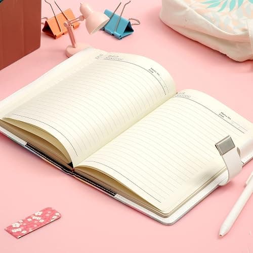 CAGIE Diary for Girls Age 8-12 Gifts for 9 10 11 12 Year Old Girls Diary with Lock, Spilling Ink Design 192 Pages Lock Diary with Pen, 5.7 x 8.5 Inch Birthday Gifts for Girl Journal with Lock thumbnail 6
