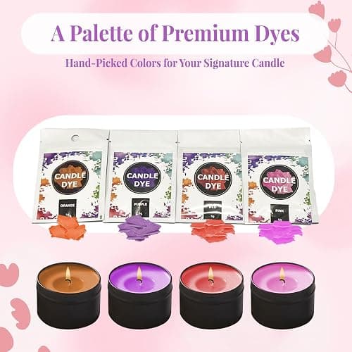 Soy Wax & Jelly Wax 2-in-1 Candle Making Kit – Complete DIY Candle Making Kit with Wax Melting Pot, 6 Scents, 4 Colors & Tools – Create Hands-On Memories, Crafted for Hobbyists & Personalized Gifting thumbnail 7