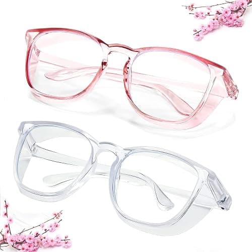 SQIMZAR Safety Glasses Goggles For Women Nurses Protective Eyewear,Anti Fog Safety Goggles - Image 1