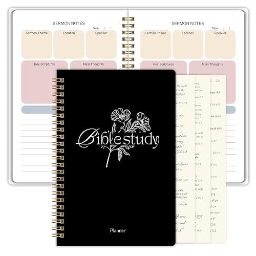 Bible Study Journal - Church Notes Journal - Soap Bible Study Notebook for Women - Bible Notebooks for Note Taking - Based Religious Gifts - Image 1