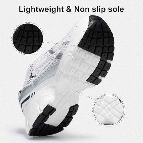 BAASPLOA Women's Chunky Fashion Sneakers Casual Sports Shoes Mesh Breathable Athletic Gym Workout Tennis Shoe Platform Thick Walking Shoes thumbnail 4
