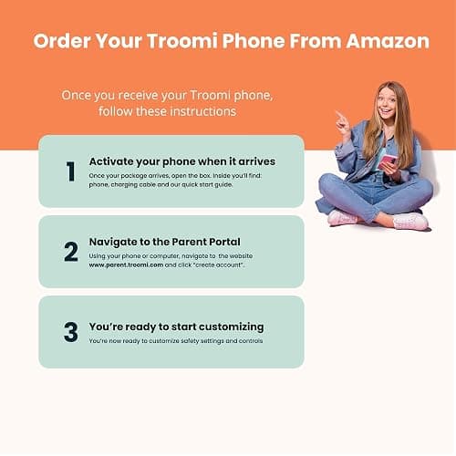Troomi Phone for Kids and Teens – Galaxy A16 – Parental Controls, GPS Tracking, Text Monitoring & Content Filtering, 10,000+ Apps – Monthly Service and Activation Required thumbnail 8