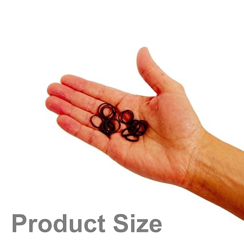 Amelia Beauty 1000 Count Small Rubber Bands for Hair – ½" Black- Made in USA - Recloseable Container - Mini Hair Elastics for Braids, Ponytails, Cornrows & Twists – Strong Hold Ponytail Holders thumbnail 3