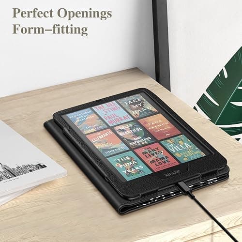 Fintie Case for 7"/6.8" Kindle Paperwhite(12th/11th Generation-2024/2021) and Kindle Colorsoft Signature Edition -Slim Foldable Stand Cover Auto Wake/Sleep for Paperwhite 2024, Composition Book thumbnail 6