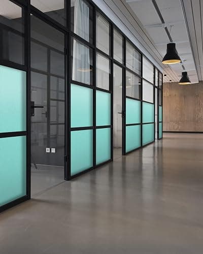 Panorama Fensterfolie Blau 39x200 cm - Milchglasfolie Selbstklebend Fenster - Klebefolie thumbnail 7