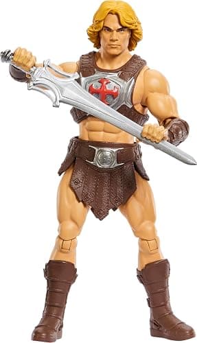 Masters of the Universe Movie He-Man 5.5 Inch Action Figure Hero Toy, Content Accurate Nicholas Nick Galitzine, 14 Movable Joints & Power Sword thumbnail 3