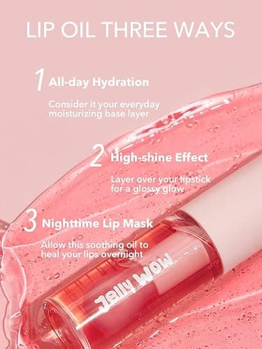 SHEGLAM Jelly Wow Hydrating Non-Sticky Lip Oil Moisturizing Plumping Lip Gloss - Berry Involved thumbnail 2