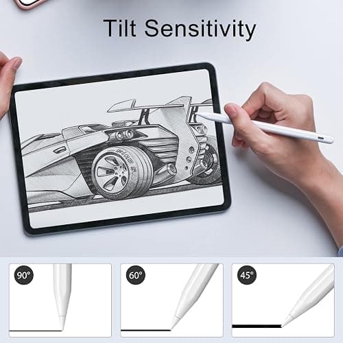 Stylus Pen for iPad Pencil 10th Generation, 3X Fast Charge Apple Pencil with Palm Rejection & Tilt Sensitivity, Compatible for 2018-2025 iPad 6/7/8/9/10/11, Pro 11"/12.9"/M4, Air 3/4/5/M2/M3, Mini 5/6 thumbnail 6