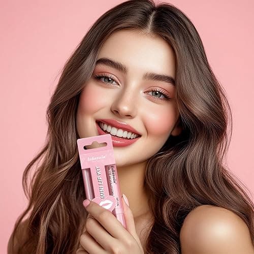 3PCS Matte Liquid Lipstick Lip Balm & Lip Liner Lip Kit, Hydrating Tinted Pink Lip Balm, Collagen Lip Gloss For Dry Lips, Waterproof Make Up Set (# 01 Nude Pink) thumbnail 8