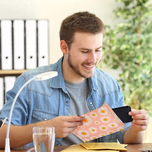 Metronic Bubble Mailers 6x10 Inch 100 Pack Pink Bubble Mailer Usable Size 6x9 Self-Seal Adhesion Padded Envelopes Pretty Padded Mailers for Jewelry, Makeup, Cards, Fancy Daisies thumbnail 7
