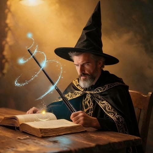 OISILOENG Magic Wand,Handcrafted Movie Inspired Wizard Wands for Role Play, Party,Cosplay Costume, Birthday Favors,Collectible thumbnail 4