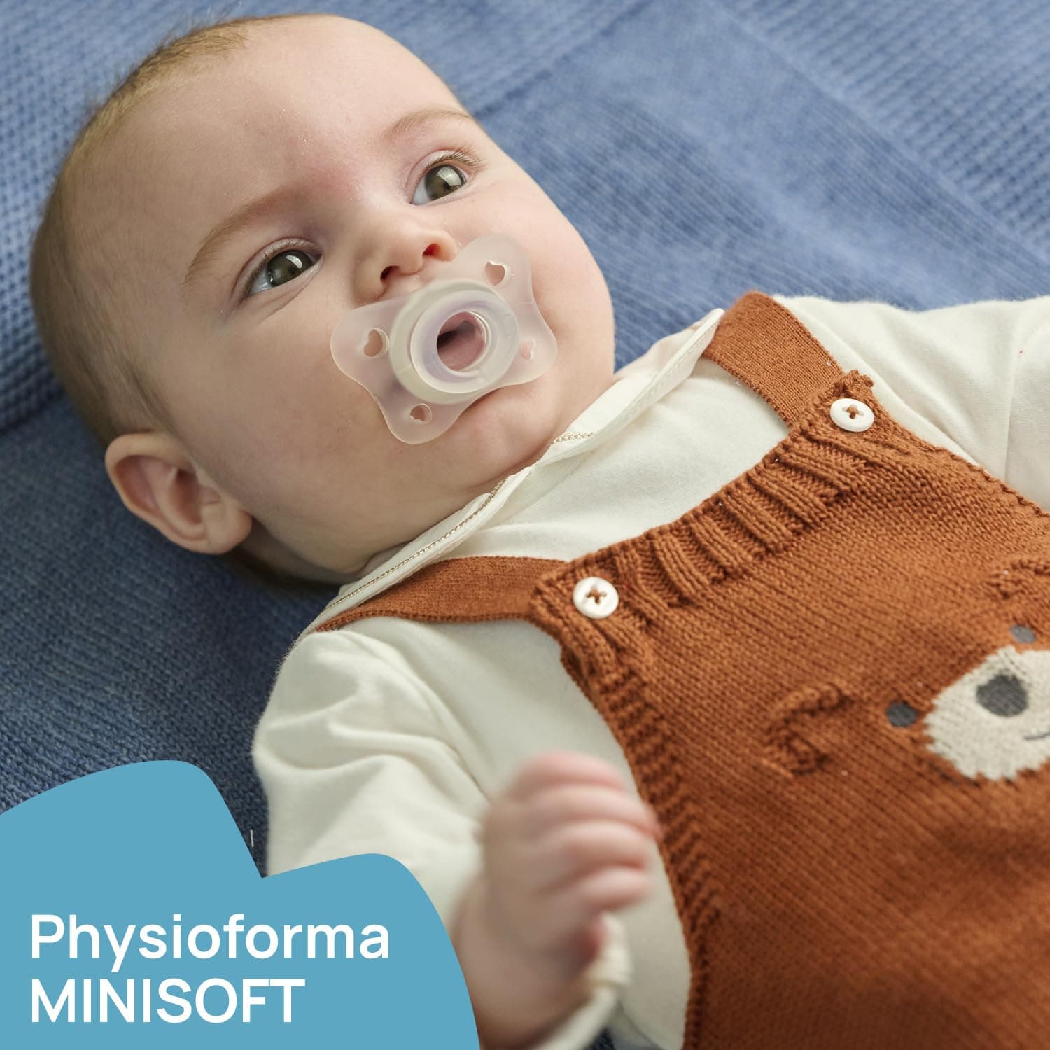 Chicco PhysioForma - Succhietto Gommotto Mini Soft 0-2M Silicone Rosa, 2 Pezzi thumbnail 2