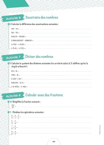 Cahier de l'étudiant Infirmier - Calcul de doses - DEI - 5e édition - Révision et entrainement thumbnail 8