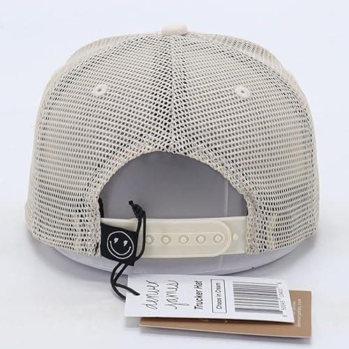 Denver James Kids Statement Ball Caps - Snapbacks and Trucker Hats for Ages 6 Months to 2 Years, for Infants and Toddlers - Chaos. - Cream thumbnail 5