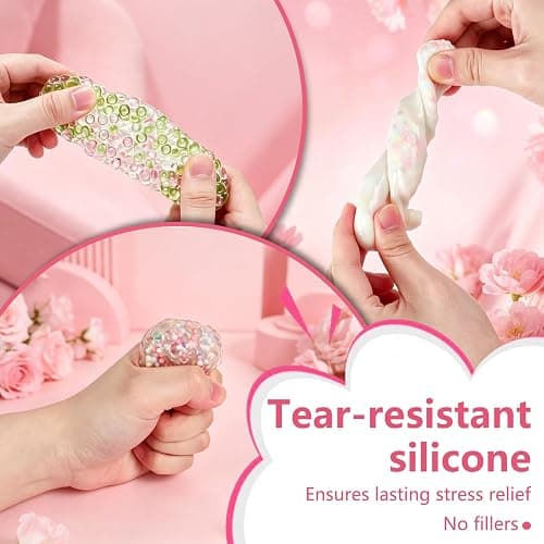 20PCS DIY Stress Ball Making Kit,Empty Stress Ball Skin with Expander & Vacuum Tool,Make Your Own Squishies,Complete Squishy Maker Kit for Adults thumbnail 3