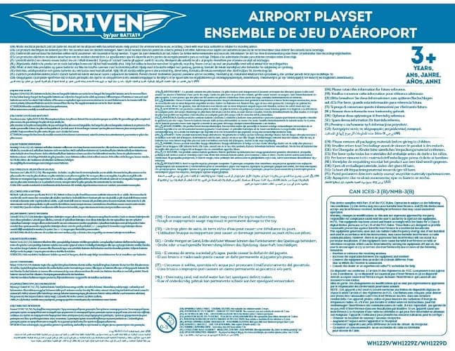 Driven by Battat – Airport Toy Playset – Mini Pretend Play Toys – 32-Piece Set – Toy Airplane and Accessories – 3 Years + – Airport Playset (32pc) thumbnail 9