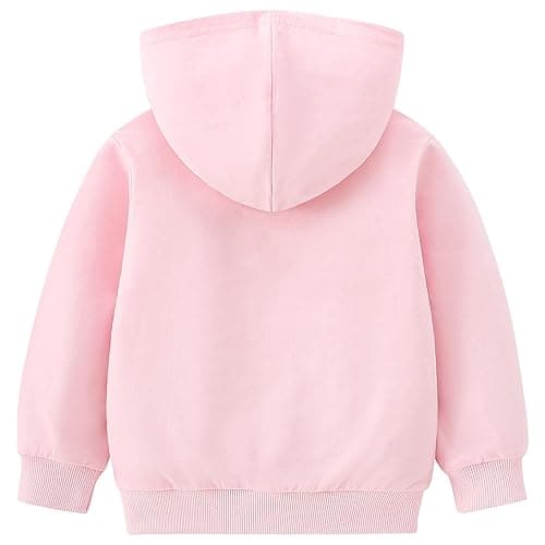 AIWUHE Toddler Boys Girls Hooded Sweatshirt Solid Pullovers Long Sleeve Hoodie Kids Cotton Crewneck Fall Tops 2-6Y Blouse thumbnail 3