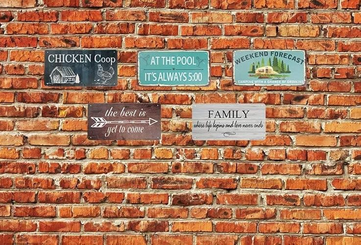 Retro Metal Sign Vintage Tin Sign Beach Bum BLVD Sign for Plaque Poster Cafe Wall Art Gift 12 X 6 INCH thumbnail 5