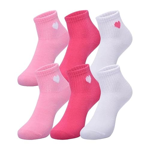 GAP Girls' Crew Socks, Multi-pack Kids Socks, Soft & Stretchy, Comfortable - Image 1
