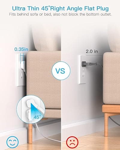 Extension Cord 25 Ft, flat cord thumbnail 4
