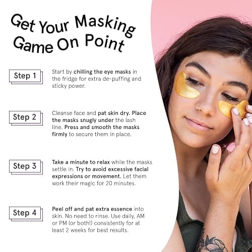 grace & stella Award Winning Under Eye Patches (12 pairs) Eye Masks for Puffy Eyes & Dark Circles - Birthday Gifts for Women, Bachelorette Party Favors, Bridesmaid, Self Care, Relaxation Gifts for Teen thumbnail 5