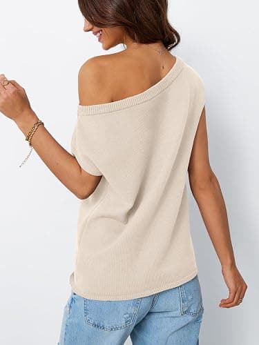 LILLUSORY Off The Shoulder Sweaters Tops Pullover thumbnail 4