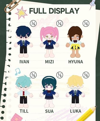 Bahomu Alien Stage Anakt Arts High School Series Plush Blind Box | Plush Pendant for Backpack Bag Decoration, Cute ALNST Stuffed Keychain, Collectible Anime Mystery Box Gifts for Birthday thumbnail 4