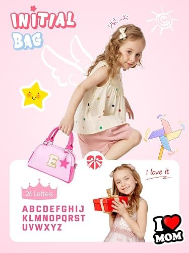 Elilier Birthday Gifts for 2 3 4 5 6 7 8 9 10 11 12, Girls Purse Kids Handle Bag, Gift for Toddler Kids Girls Preteens - Blue - B thumbnail 3