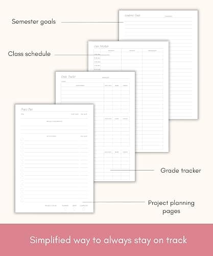 Lamare Academic Planner 2026-2027 – Undated Weekly College Student Planner for Homeschool, High School, College & Nursing Students thumbnail 5
