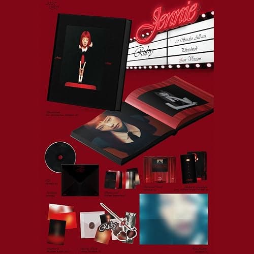 JENNIE - The 1st Studio Album RUBY Photobook - Zen Ver Photobook Envelope Ticket + Carousel Card + Postcard + Sticker Pack + Photocard + Mini Poster + 2 Extra Photocards thumbnail 2