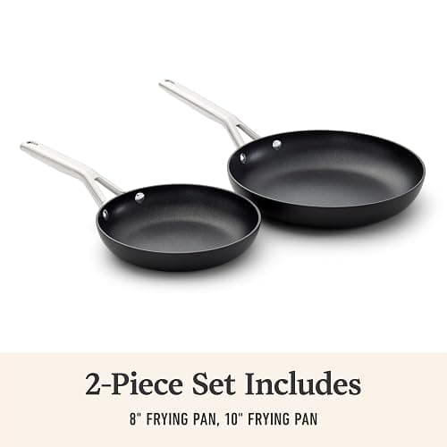 Calphalon® Hard-Anodized Nonstick 8" and 10" Frying Pan Set thumbnail 6