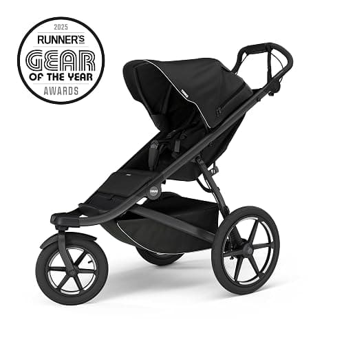 Thule Urban Glide 3 Single Child All-Terrain Stroller, Full-Suspension System, Air-Filled Tires, Upright seat with Adjustable Recline and Built-in legrest thumbnail 2