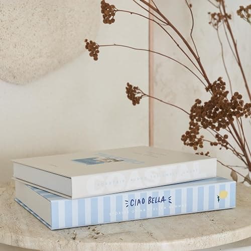 Beautiful Decorative Books - Set of 2 Coastal Room Decor Boxes Enhance Any Coffee Table, Bookshelf or Mantel Shelf - Aesthetic Fake/Faux Books for Modern Home Decoration, Photo Storage/Keepsake Box thumbnail 7