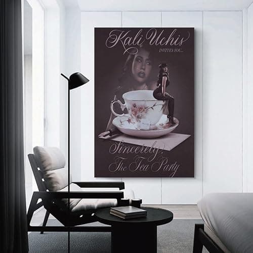 KBBYT Kali Uchis Sincerely Music Album Poster Canvas Wall Art Print For Room Aesthetic And Decor Poster For Bedroom Living Room Bathroom Kitchen Office Decor 12x18inch(30x45cm) Unframe-style thumbnail 3