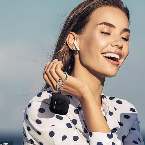 DGege Leopard Engraved for AirPods 4 Case Cover 2024,Soft Silicone Protective Case Compatible with Apple AirPods 4th Generation Case for Women,Cute AirPod 4 Case Accessories with Keychain (Black) thumbnail 6