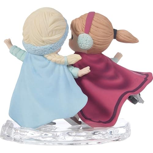 Precious Moments Anna & Elsa Figurine | Disney Frozen Anna/Elsa Sisters are Forever Bisque Porcelain Figurine |Frozen Décor & Gifts | Disney Décor thumbnail 5