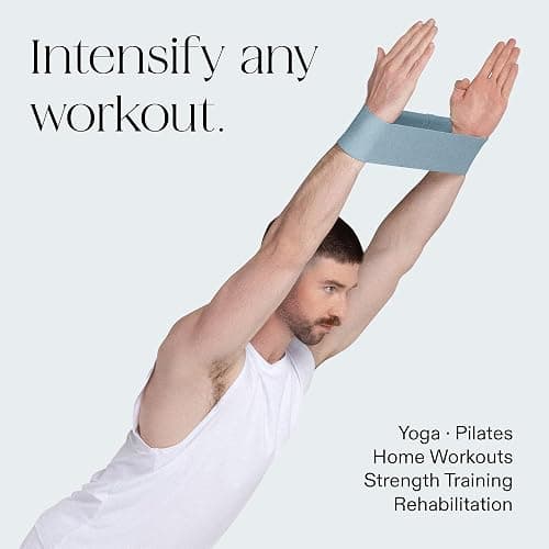 Bala Bands Resistance Bands for Women & Men - Fabric Exercise Bands for Working Out - Wrist, Ankle, Legs & Booty Bands - Workout Resistance Bands for Yoga, Pilates, Strength Training thumbnail 3