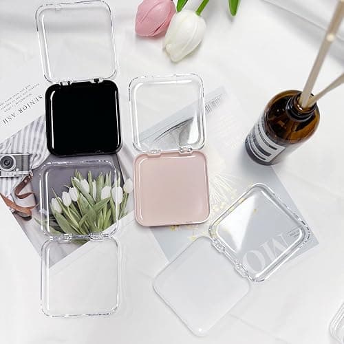 12 Piece Press On Nail Storage Box with 60 Pcs Double Sided Tape - Acrylic Fake Nail Display Box for Home Salon Use thumbnail 2