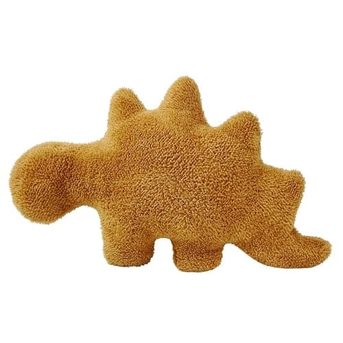 Isaacalyx Dino Nugget Pillow, 18 inch Soft Dinosaur Chicken Nuggets Pillow for Birthday Gifts, Dinosaur Theme Party Decorations - Image 1