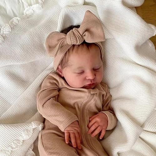 OYESY Reborn Lifelike Baby Dolls - 19 inch Soft Body Realistic Newborn Dolls, Handmade, Washable, Perfect for Children's Gifts thumbnail 3
