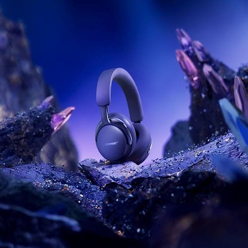 Bose New QuietComfort Ultra Bluetooth Headphones (2nd Gen), Wireless Headphones with Spatial Audio, Over Ear Noise Cancelling with Mic, Up to 30 Hours of Play time, Midnight Violet - Limited Edition thumbnail 7
