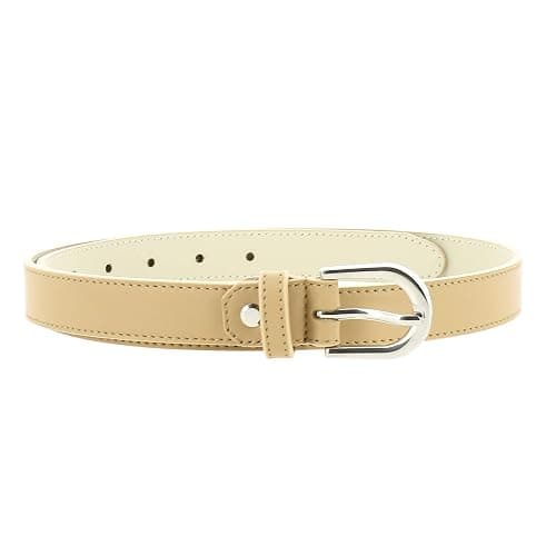 Women genuine Italian leather belt LUNA, Made in France - Image 1
