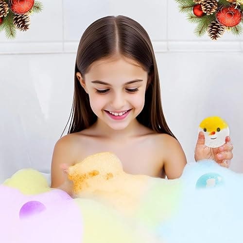24 Pack Christmas Bath Bombs for Kids with Surprise Toys Inside, 2026 Kids Advent Calendar Bathbombs Set Bubble Bath Bombs for Christmas Stuff Gifts for Boys Girls Xmas New Year Birthday Party Favors thumbnail 8