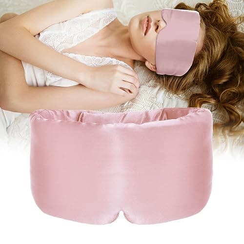 Pink Silk Sleep Mask thumbnail 2