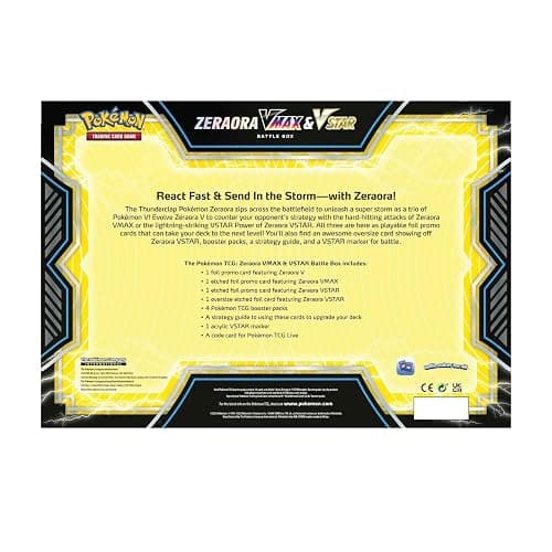 Pokemon TCG: Zeraora VMAX VSTAR Battle Box thumbnail 4