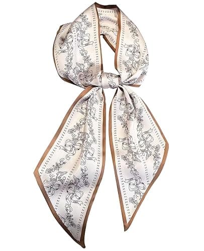 Hioyiwse Head Scarf Hair Neck Scarves For Women Purse Bag Scarfs For Handbags Silky Long Thin Satin Headscarf Fashion - Image 1