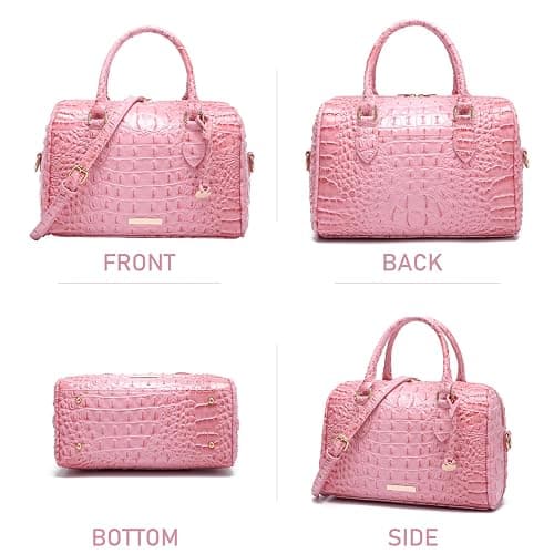 Makcr Joacbv Top-Handle Crocodile Purses For Women Crossbody Leather Bags Trendy Large Capacity Tote with Shoulder Strap thumbnail 5