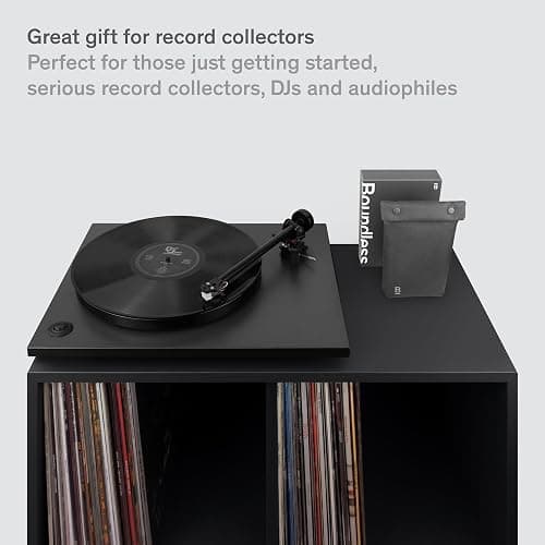 Boundless Audio Vinyl Record Cleaning Kit - 5-in-1 Vinyl Cleaning Kit Includes Velvet Record Brush, Stylus Cleaner, Cleaner Solution, Nylon Brush & Storage Bag thumbnail 5