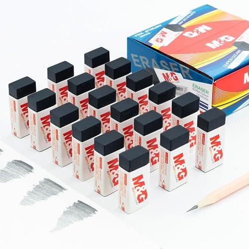 M&G Pencil Eraser for Kids, 30 Pack, Black Erasers Bulk for Artists, Drawing Eraser for Sketching, Art Erasers for Drawing, School,Office Supplies thumbnail 5